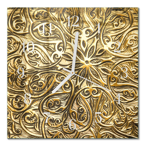 Orologio in vetro decorativo quadrato Mosaico