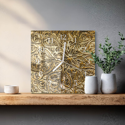 Orologio in vetro decorativo quadrato Mosaico