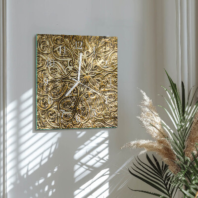 Orologio in vetro decorativo quadrato Mosaico