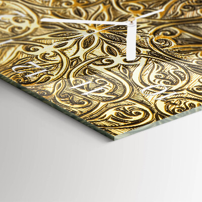 Orologio in vetro decorativo quadrato Mosaico