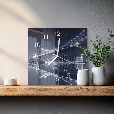 Orologio da parete quadrato Ponte