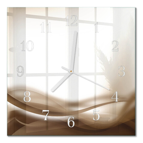 Orologio da parete quadrato Linee astratte