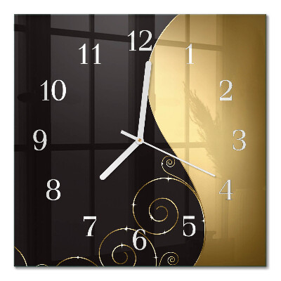 Orologio da parete quadrato Arte astratta
