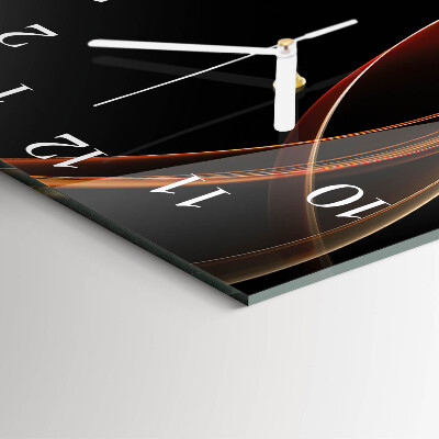 Quadrato orologio Linee astratte