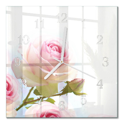 Quadrato orologio Rosa
