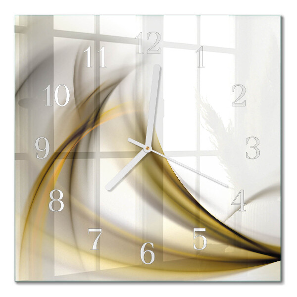 Quadrato orologio Linee astratte
