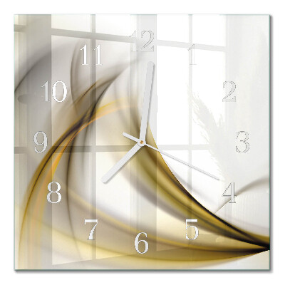 Quadrato orologio Linee astratte
