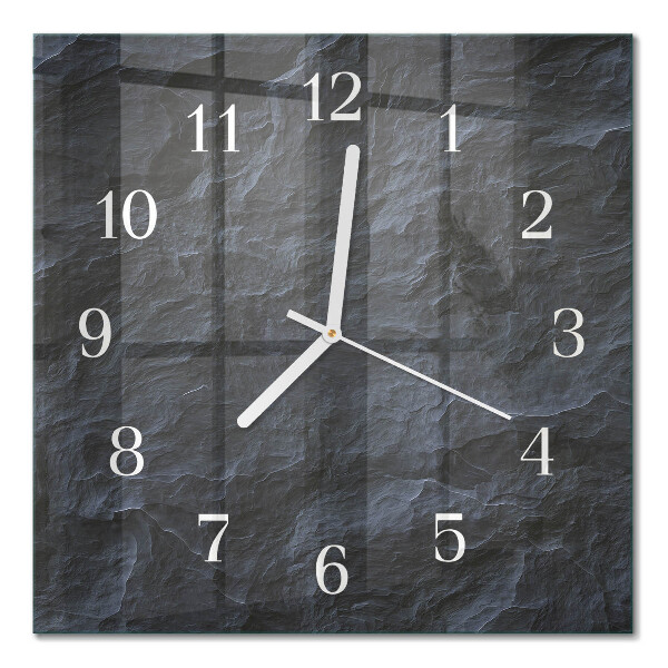 Orologio in vetro decorativo quadrato Sfondo