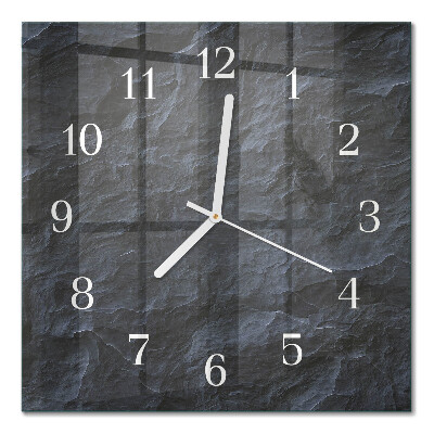 Orologio in vetro decorativo quadrato Sfondo
