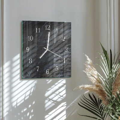 Orologio in vetro decorativo quadrato Sfondo