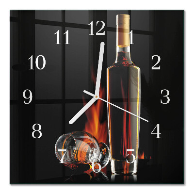 Orologio in vetro decorativo quadrato Sinonimo