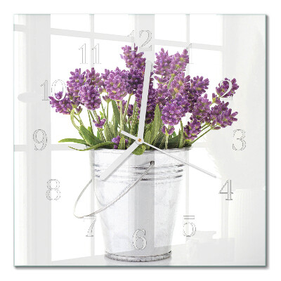 Quadrato orologio Lavanda