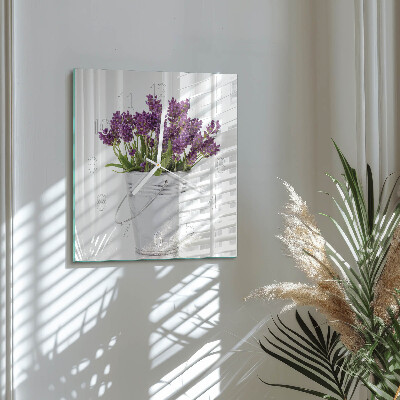 Quadrato orologio Lavanda