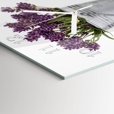 Quadrato orologio Lavanda