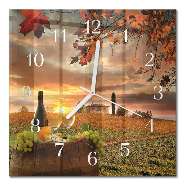 Quadrato orologio Vino naturale