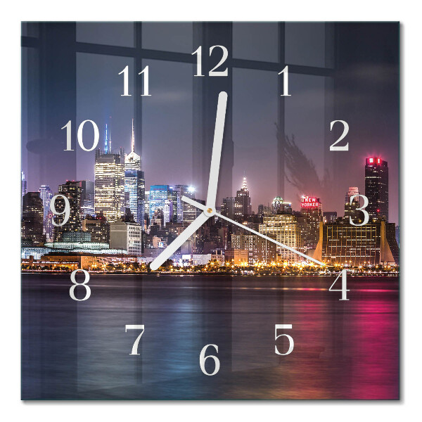 Orologio in vetro decorativo quadrato Orizzonte