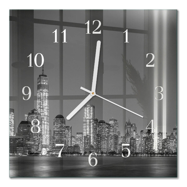 Quadrato orologio quadrato in vetro Orizzonte