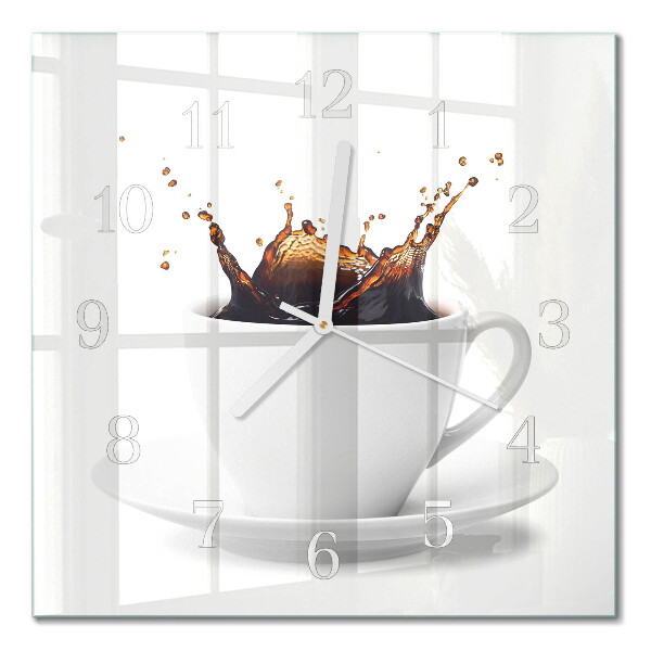 Quadrato orologio Caffè