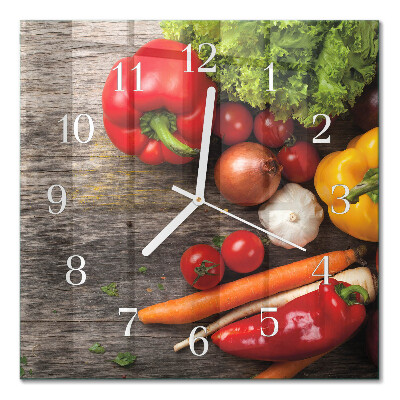Quadrato orologio Verdure