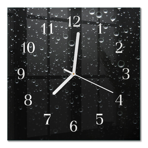 Orologio da parete quadrato Gocce