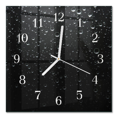 Orologio da parete quadrato Gocce