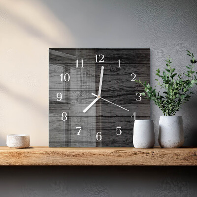 Quadrato orologio Legna