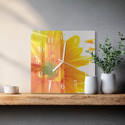 Orologio da parete quadrato Fiore