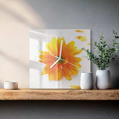 Quadrato orologio Fiore