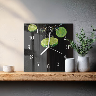 Quadrato orologio Lime