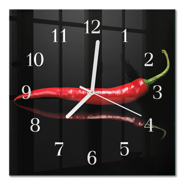 Quadrato orologio Peperoncino