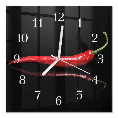 Quadrato orologio Peperoncino