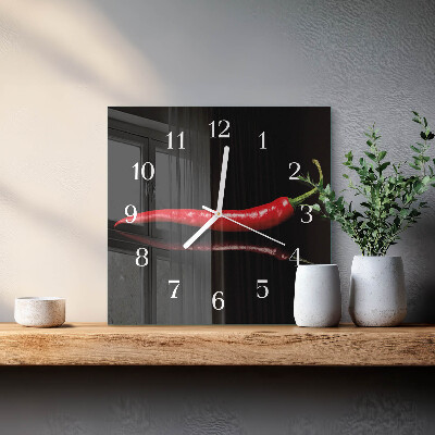 Quadrato orologio Peperoncino