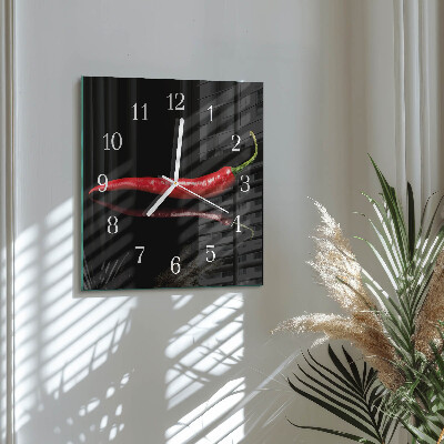 Quadrato orologio Peperoncino