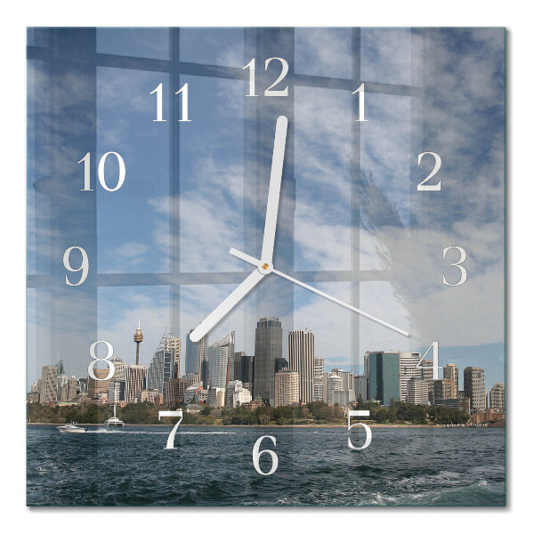 Orologio da parete quadrato Città