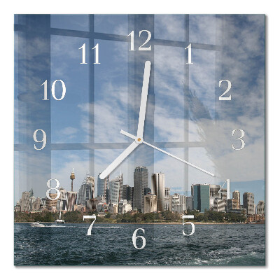 Orologio da parete quadrato Città
