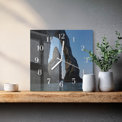 Orologio in vetro decorativo quadrato Calcolo