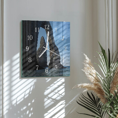Orologio in vetro decorativo quadrato Calcolo