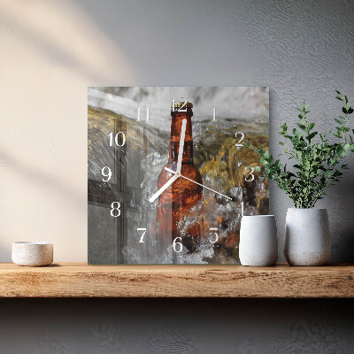 Orologio da parete quadrato Birra