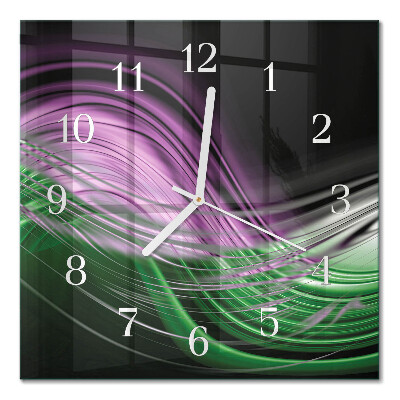 Orologio da parete quadrato Arte astratta
