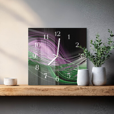 Orologio da parete quadrato Arte astratta