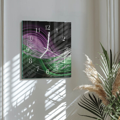 Orologio da parete quadrato Arte astratta