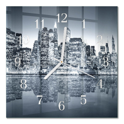 Quadrato orologio quadrato in vetro Orizzonte