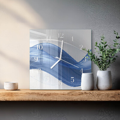 Quadrato orologio Linee astratte