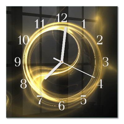 Orologio da parete quadrato Cerchio astratto