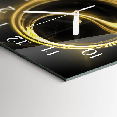 Orologio da parete quadrato Cerchio astratto