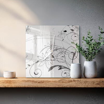 Quadrato orologio Arte fluviale