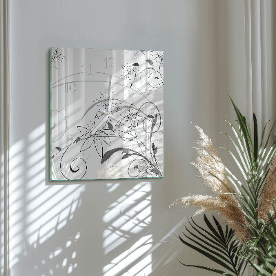 Quadrato orologio Arte fluviale