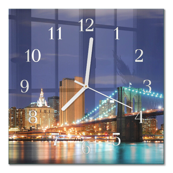 Quadrato orologio Ponte orizzontale