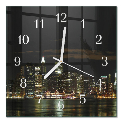 Quadrato orologio quadrato in vetro Orizzonte
