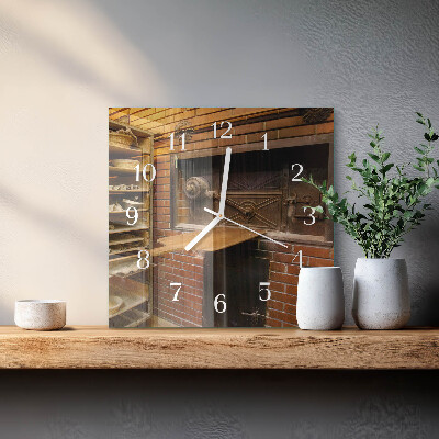 Orologio da parete quadrato Forno per il pane